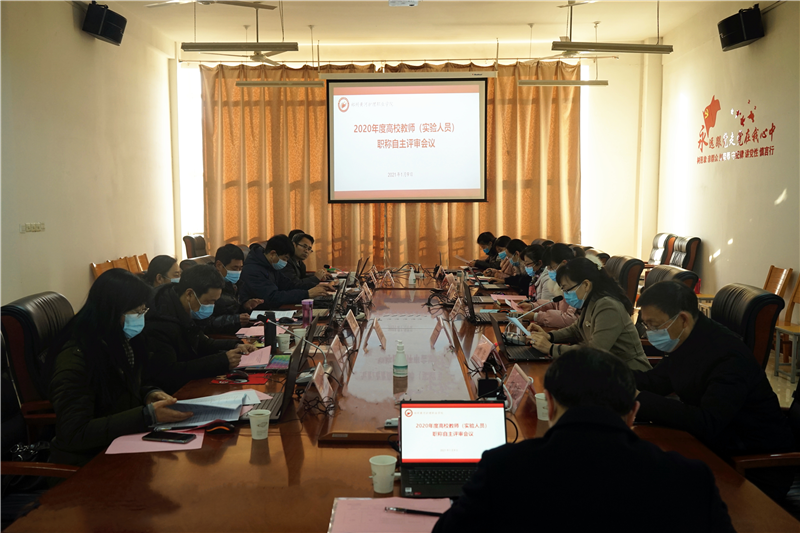 玩球召开2020年度高校教师（实验人员） 中级职称自主评审会议