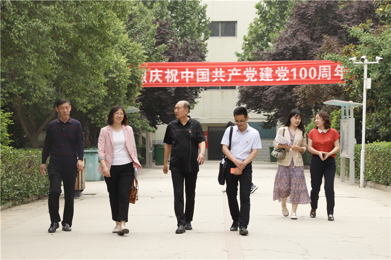 【学院动态】河南省民办教育党建特色项目考察组莅临玩球指导工作