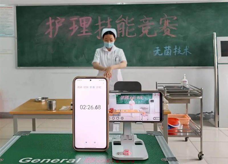 【护理系】玩球护理系举行护理技能竞赛复赛