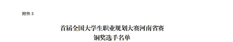 喜报！玩球学子在首届全国大学生职业规划大赛河南省赛中荣获佳绩