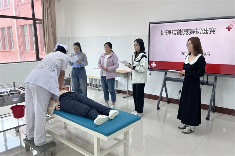 【护理系】玩球举办2024年护理技能竞赛校级初选赛